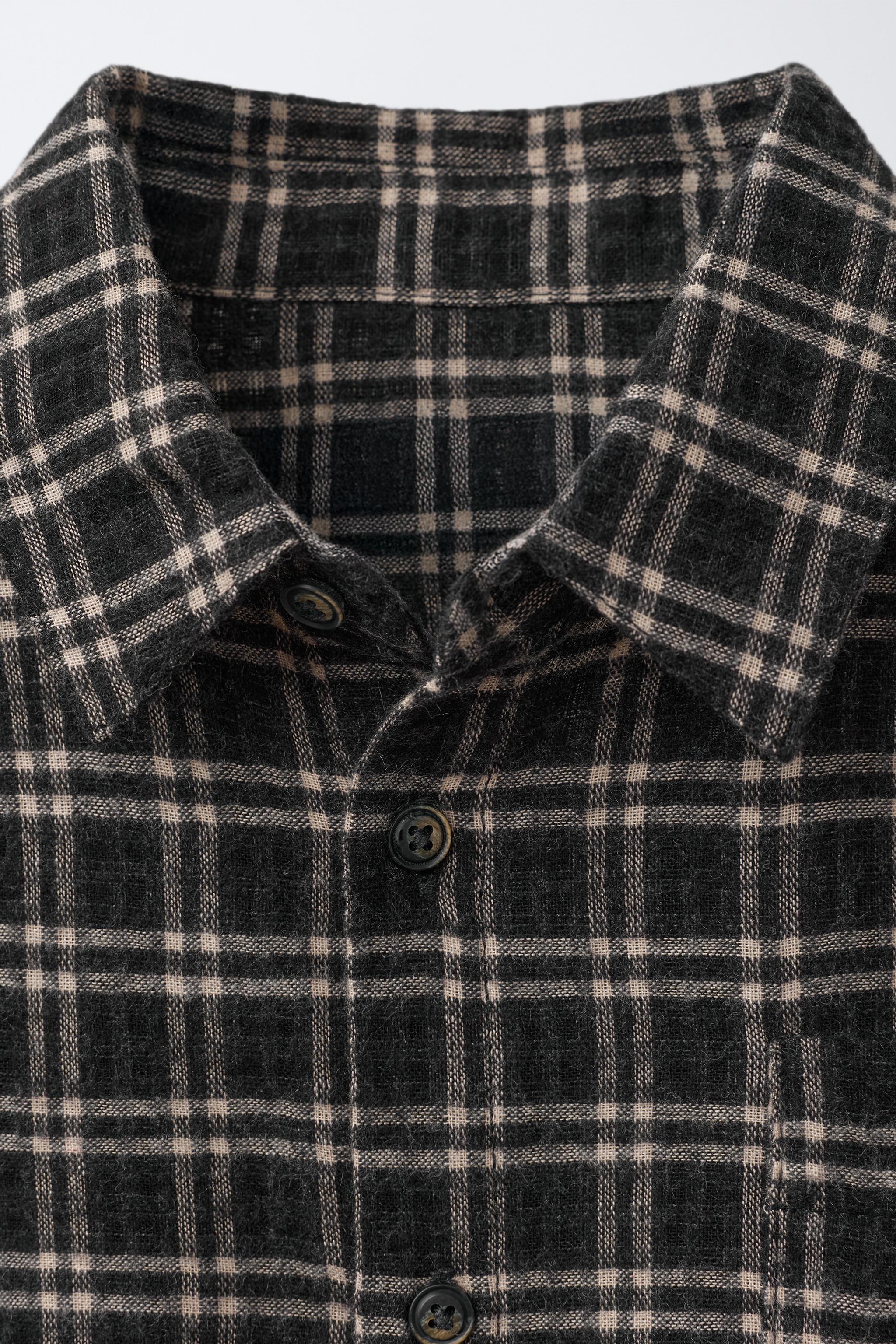 CHEMISE À CARREAUX AVEC POCHE